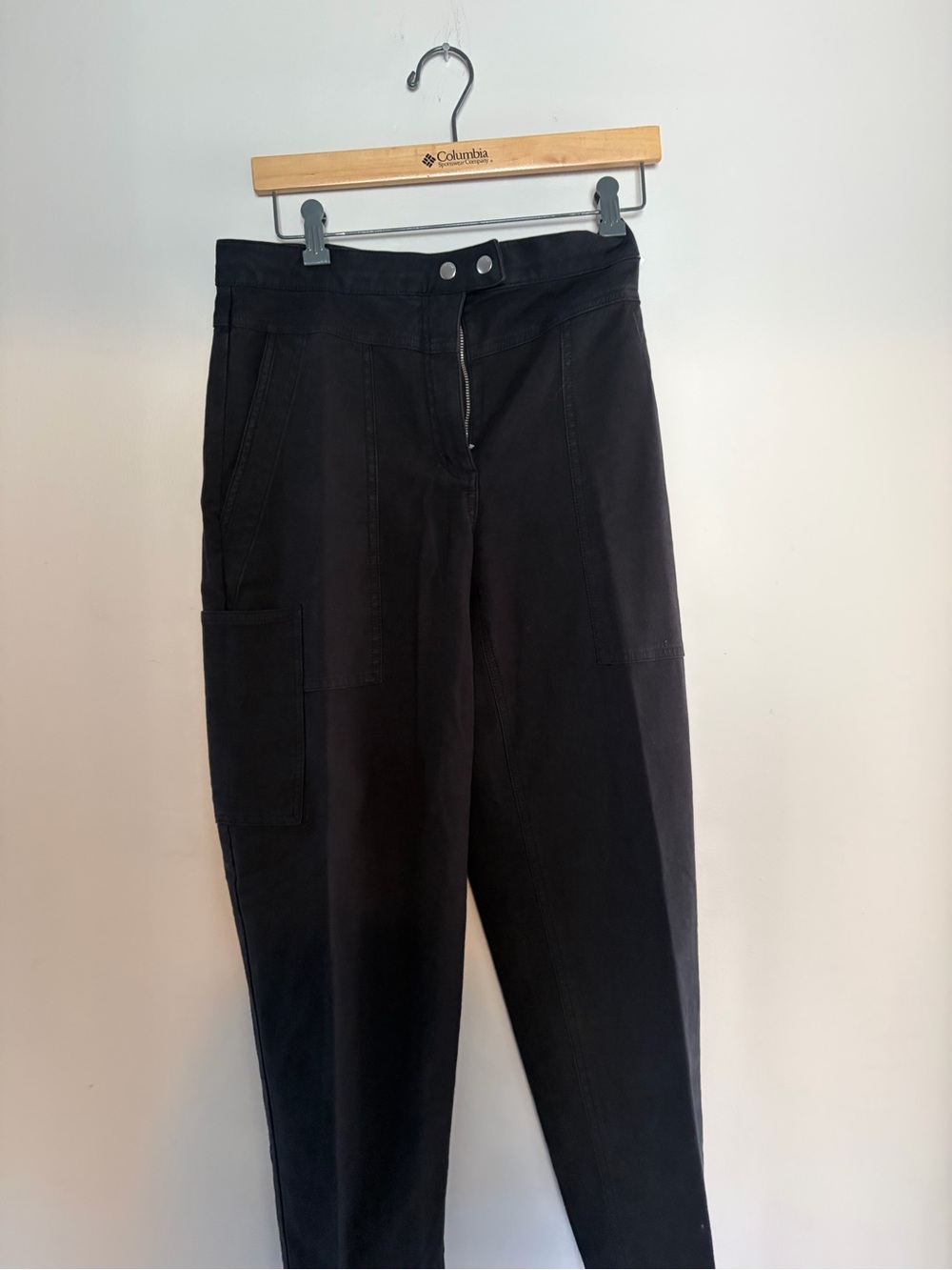 Wilfred Black Straight-Leg Cargo Pants